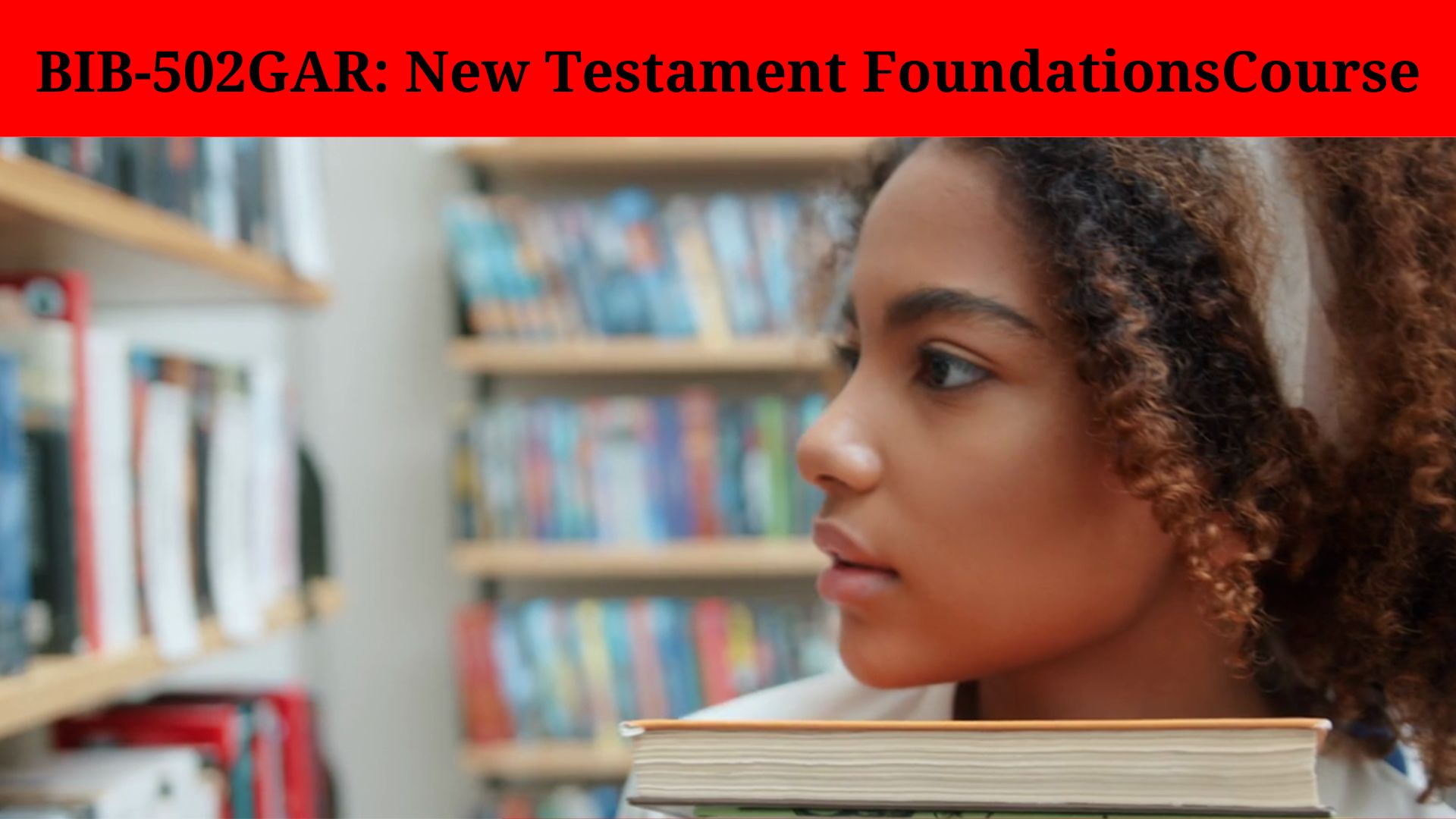 BIB-502GAR: New Testament Foundations Course
